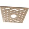 Ekena Millwork Chevron Wood Fretwork Pierced Ceiling Medallion, Red Oak, 20"OD x 5 1/8"ID x 3/8"T CMWP20X20X0375CHRO - alternate 2